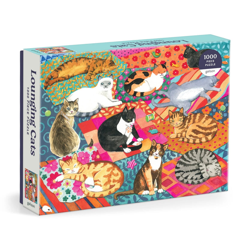 Lounging Cats 1000pc Puzzle
