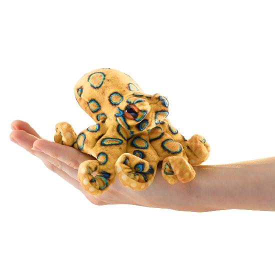 Folkmanis Mini Blue Ringed Octopus Finger Puppet