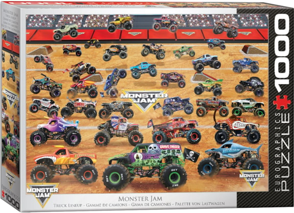 Eurographics 1000 Piece Puzzle  - Monster Jam Truck Lineup