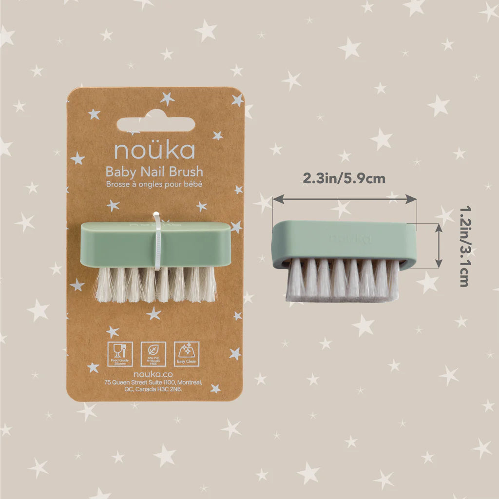 noüka Baby Nail Brush - Leaf