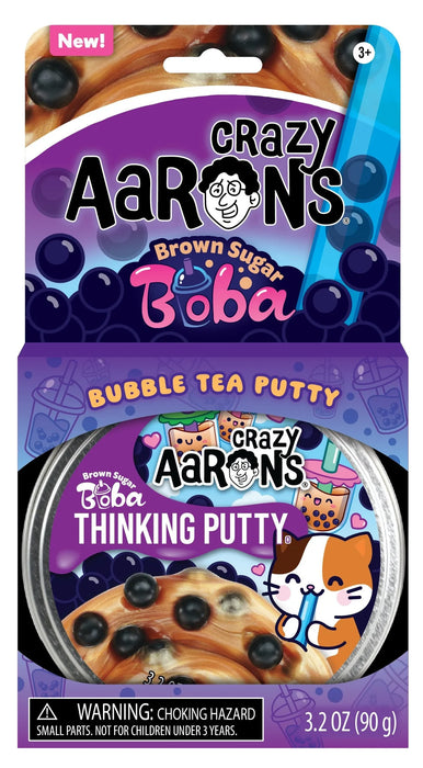 Crazy Aaron's Thinking Putty - Brown Sugar Boba