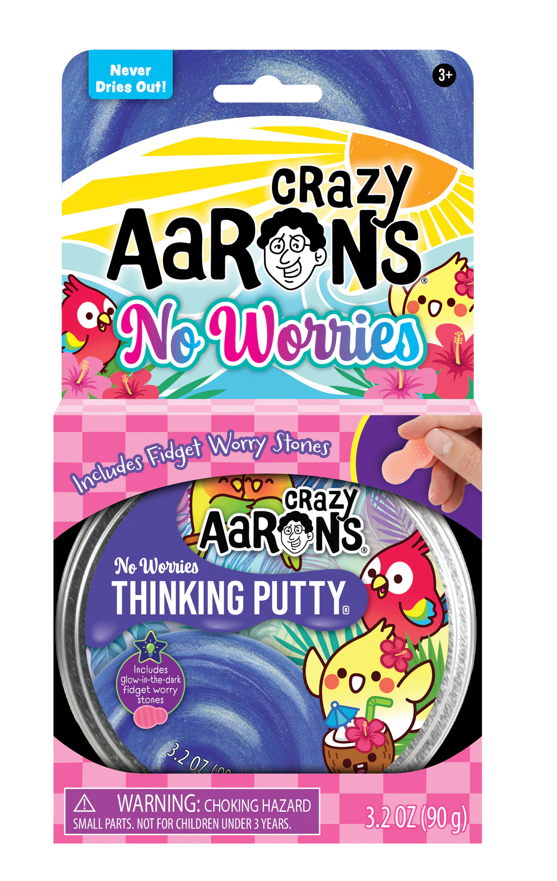 Crazy Aarons Thinking Putty - Trendsetters - No Worries