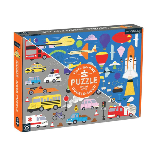 On the Move 100pc Double-Sided Puzzle