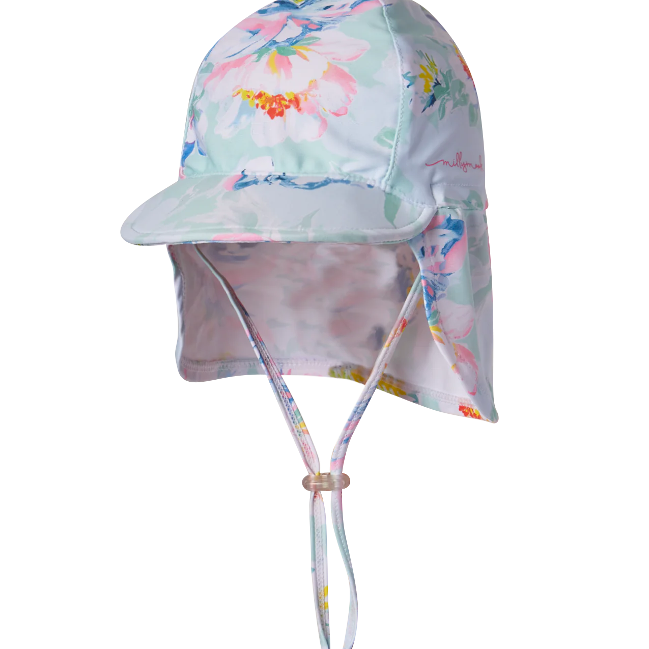 Baby Girls Legionnaire Hat - Peony - Mint  Various Sizes