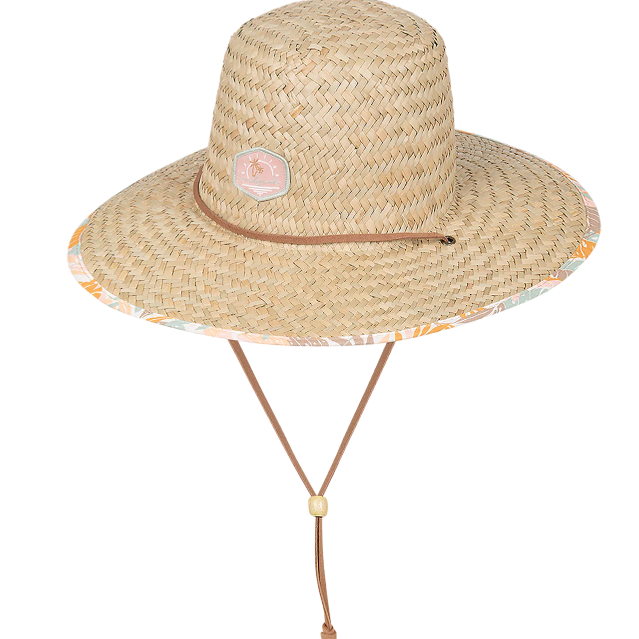 Girls Surf Straw Hat - Dempsey - Blush