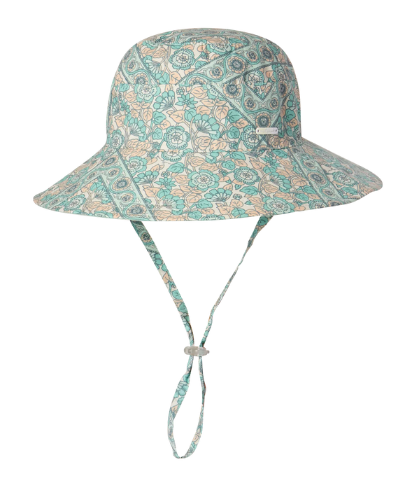 Girls Wide Brim Hat - Liliana - Mint