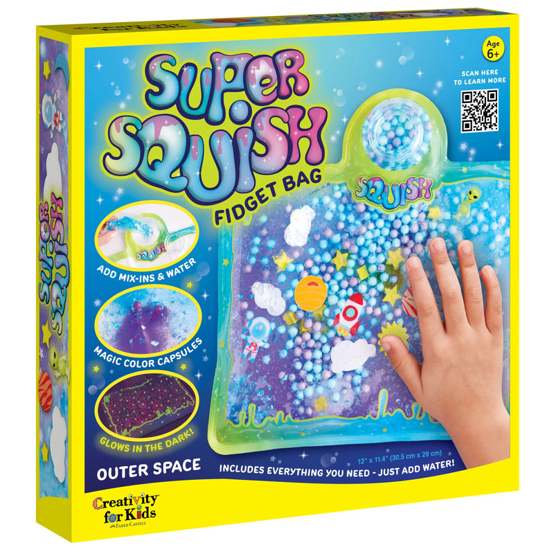 Creativity for Kids Super Squish Fidget Bag - Outer Space