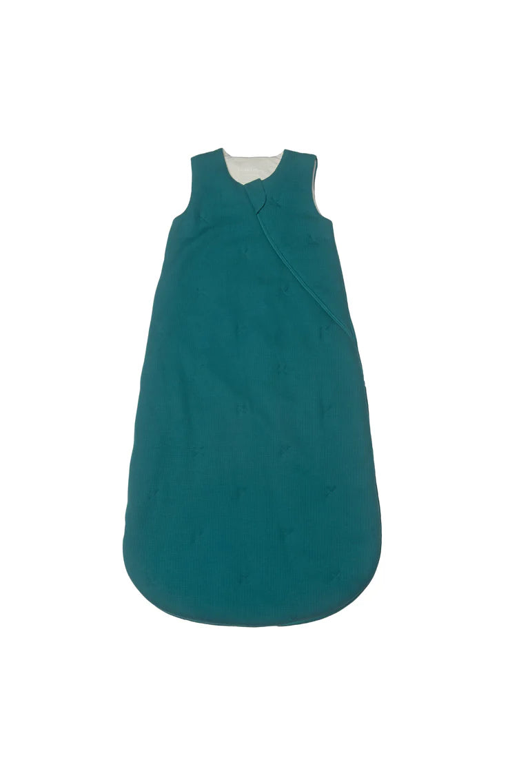 Loulou Lollipop Waffle Sleep Bag 2.5 Tog - Peacock - Size 0-6 Months