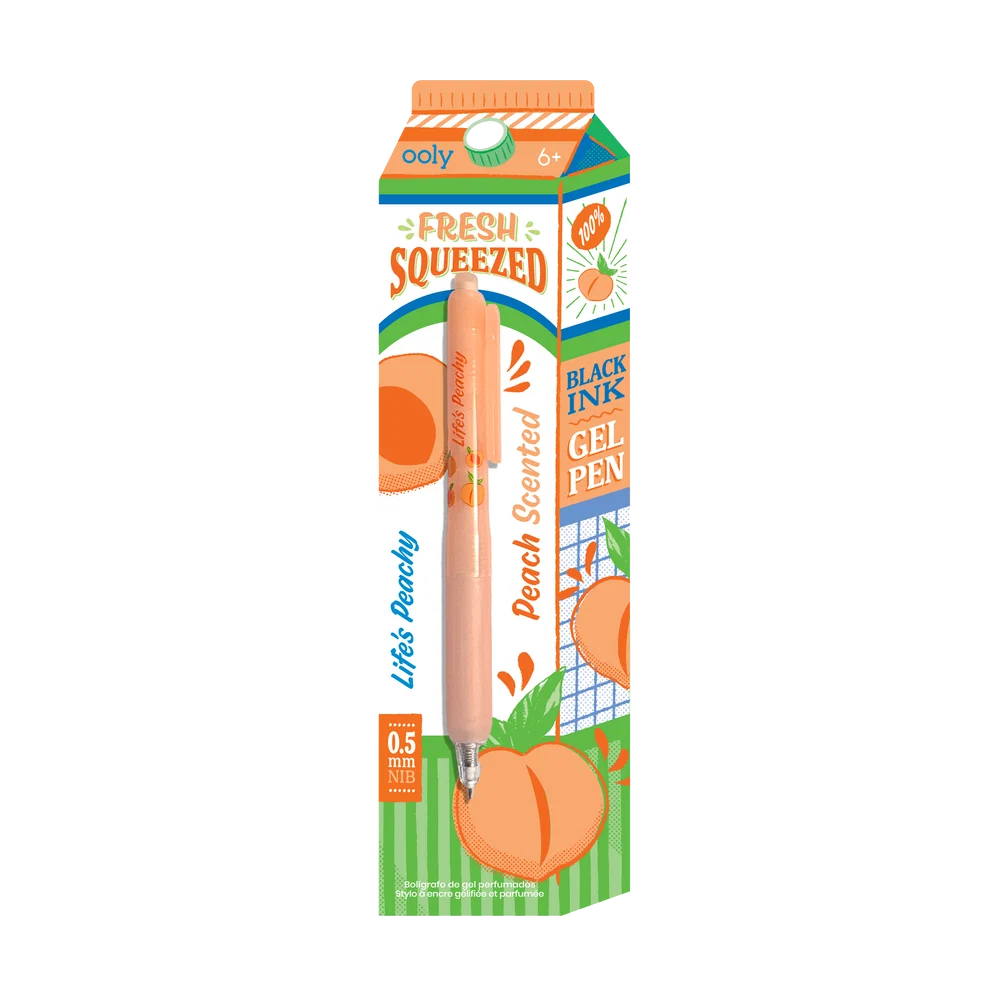 ooly Fresh Squeezed Black Ink Scented Gel Pens - Various Scents