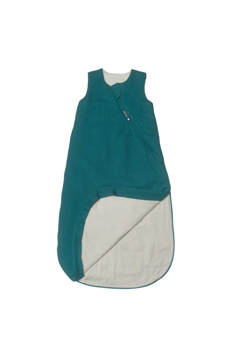 Loulou Lollipop Waffle Sleep Bag 2.5 Tog - Peacock - Size 0-6 Months