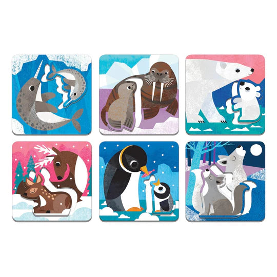Mudpuppy I Love Match-Up Puzzles - Polar Babies