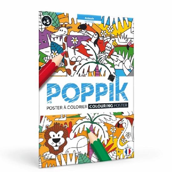 Poppik Colouring Poster - Animals