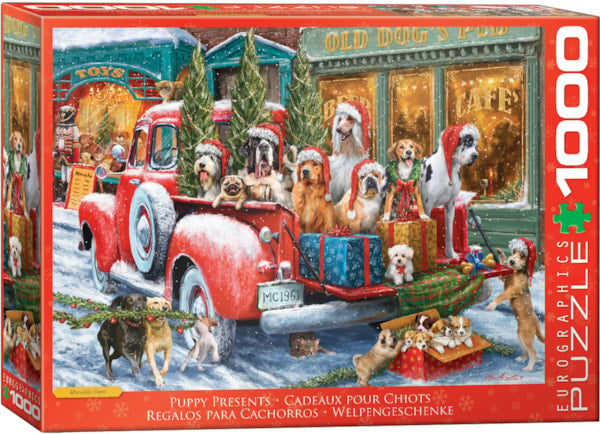 Eurographics 1000 Piece Puzzle - Puppy Presents