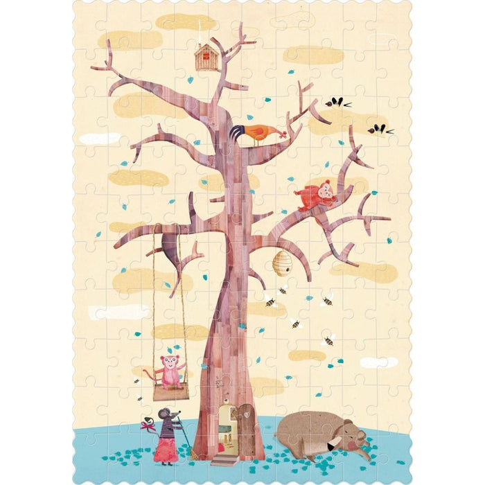 Londji Reversable 100pc Pocket Puzzle - My Tree