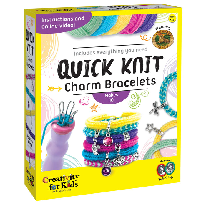 Creativity for Kids Quick Knit Charm Bracelets