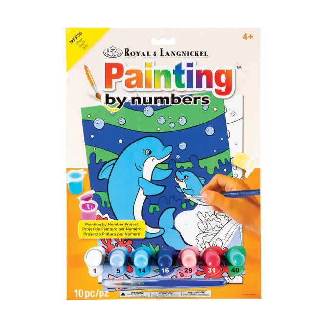 My First Paint By Number - Dolphin