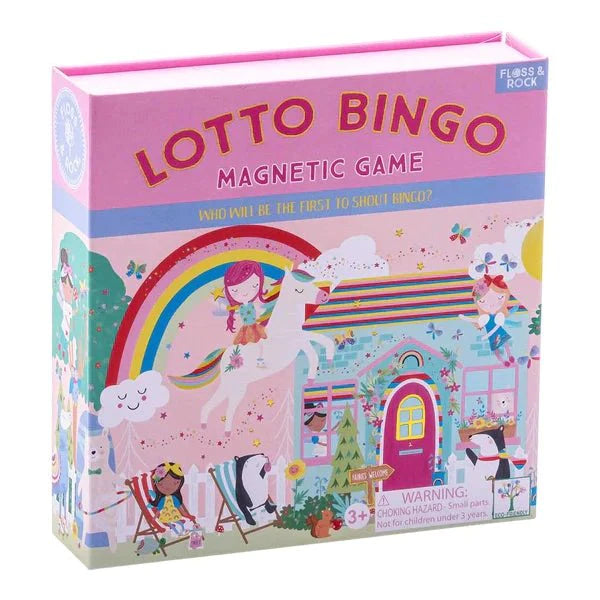 Lotto Bingo Magnetic Game - Rainbow Fairy