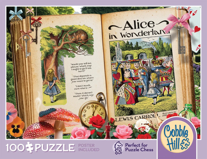 Cobble Hill 100 Piece Puzzle - Once Upon a Time: Alice in Wonderland