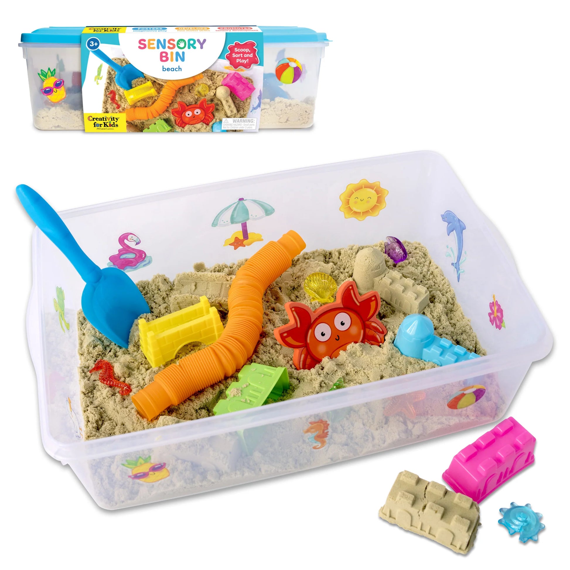 Creativity for Kids Sensory Bin - Beach