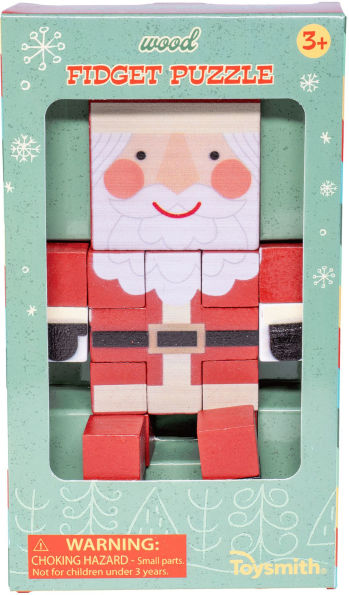 Christmas Wood Fidget Puzzles - Various Styles