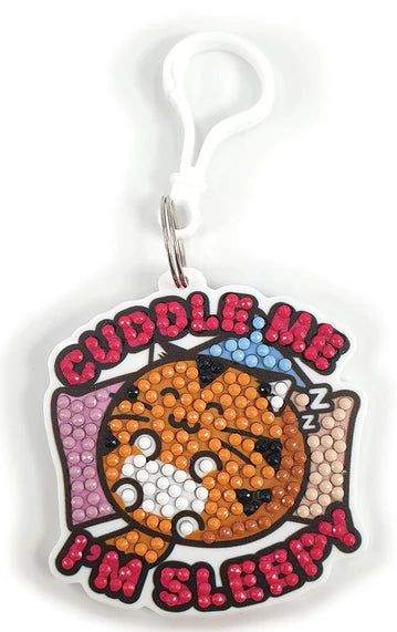 Crystal Art Bag Charm - Fuzzballs