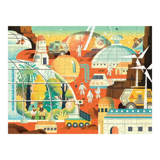 Mudpuppy 100 Piece Double-Sided Puzzle - Space Mission