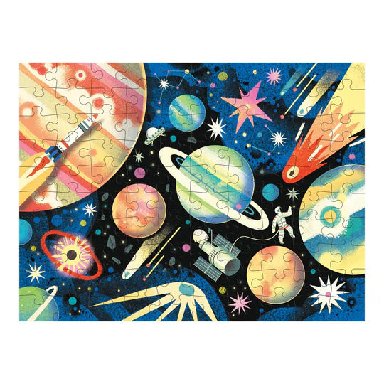 Space Mission 100pc Double-Sided Puzzle