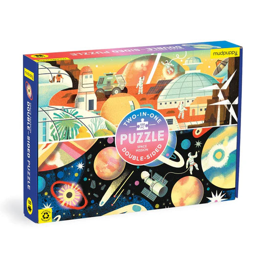 Space Mission 100pc Double-Sided Puzzle