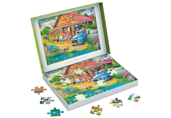 Eurographics 48 Piece Puzzle  - Connecting Pieces - Country Store