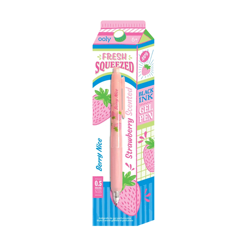 ooly Fresh Squeezed Black Ink Scented Gel Pens - Various Scents