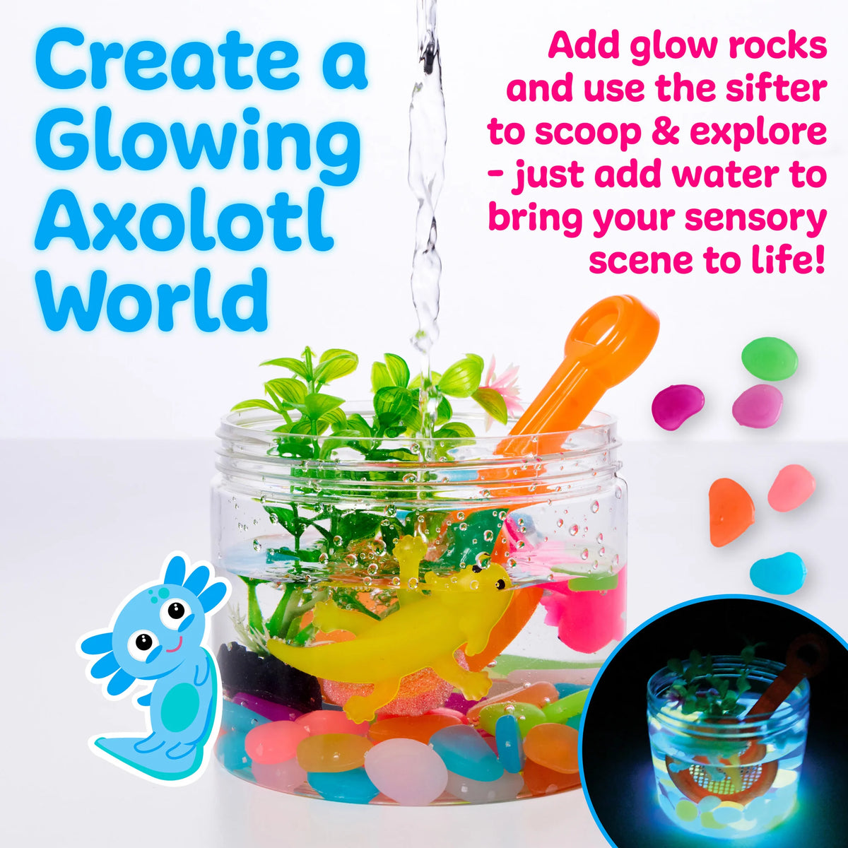 Creativity for Kids Sensory Adventure Water Play - Axolotls