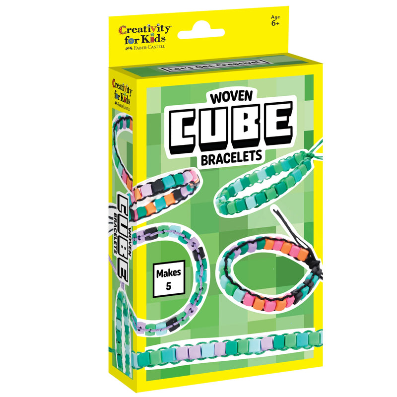 Creativity for Kids Mini Kit Woven Cube Bracelets