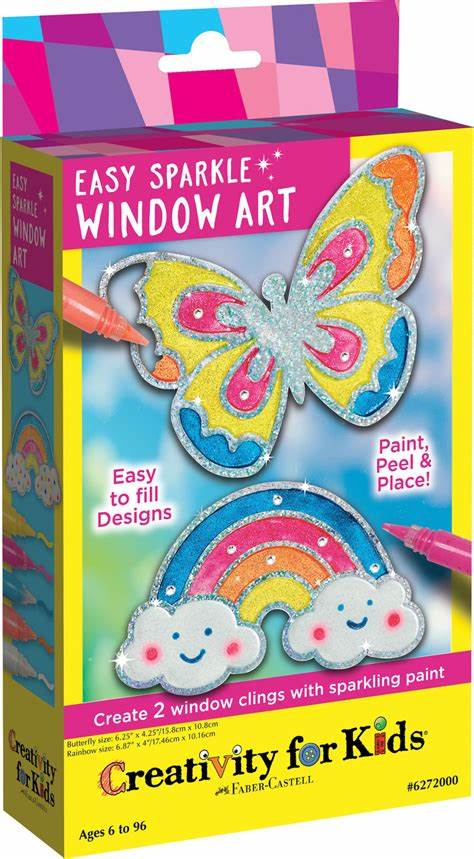 Creativity for Kids Easy Sparkle Window Art