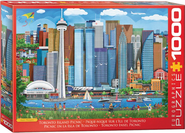 Eurographics 1000 Piece Puzzle - Toronto Island Picnic