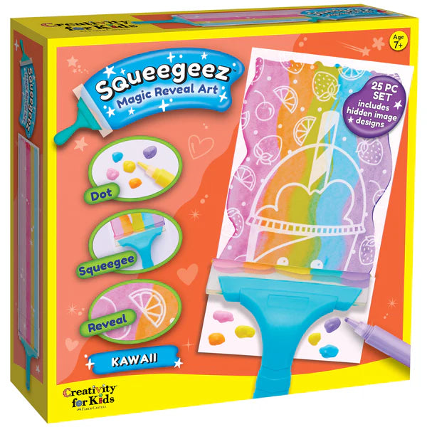 Creativity for Kids Squeegeez Magic Reveal Art - Kawaii