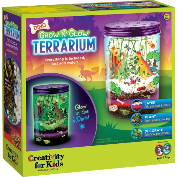 Creativity for Kids Grow n' Glow Terrarium - Dinosaur