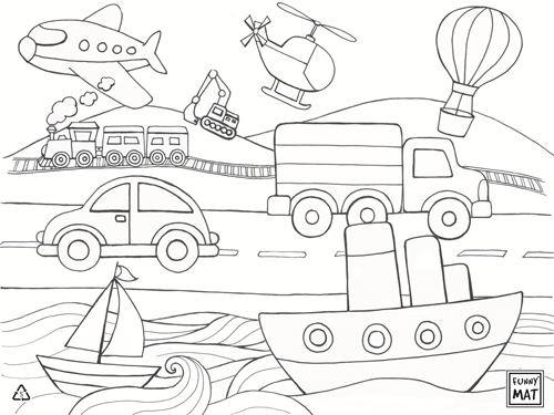 Funny Mat - Washable Puzzle - Various Styles