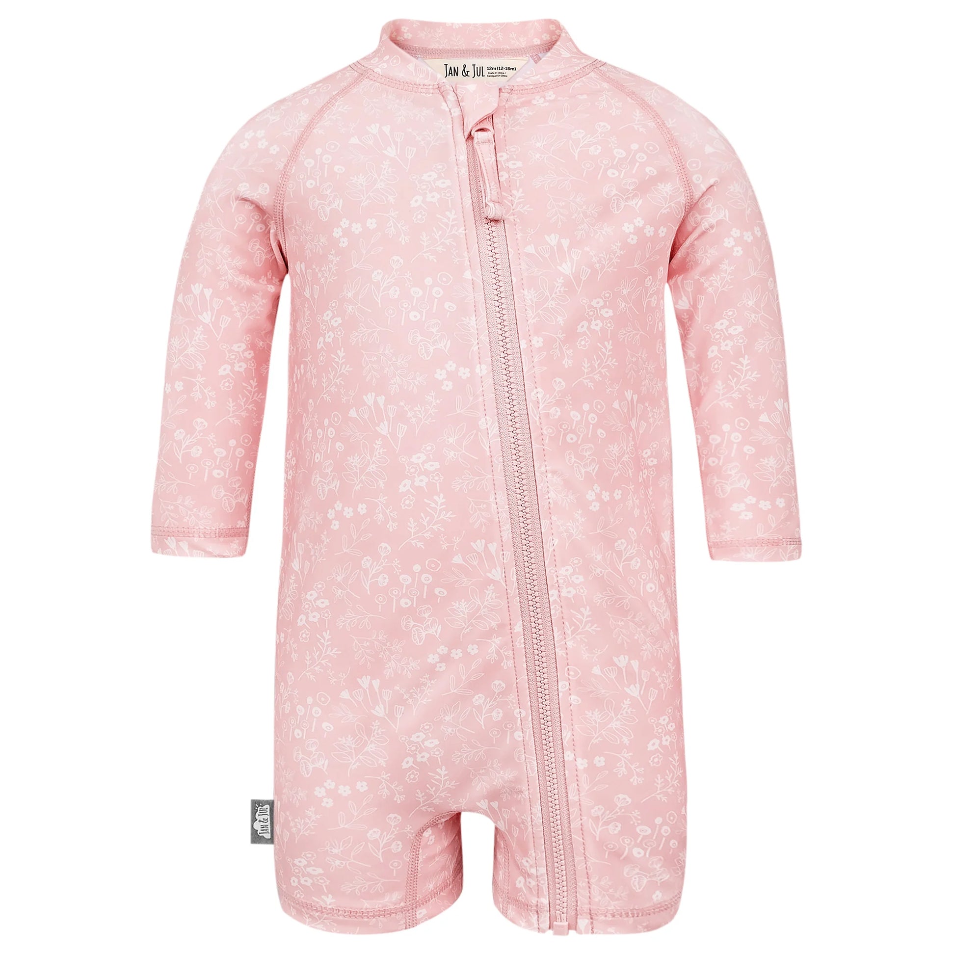 Jan & Jul 1-PC UV Sun Suit - Pink Prairie - Various Sizes