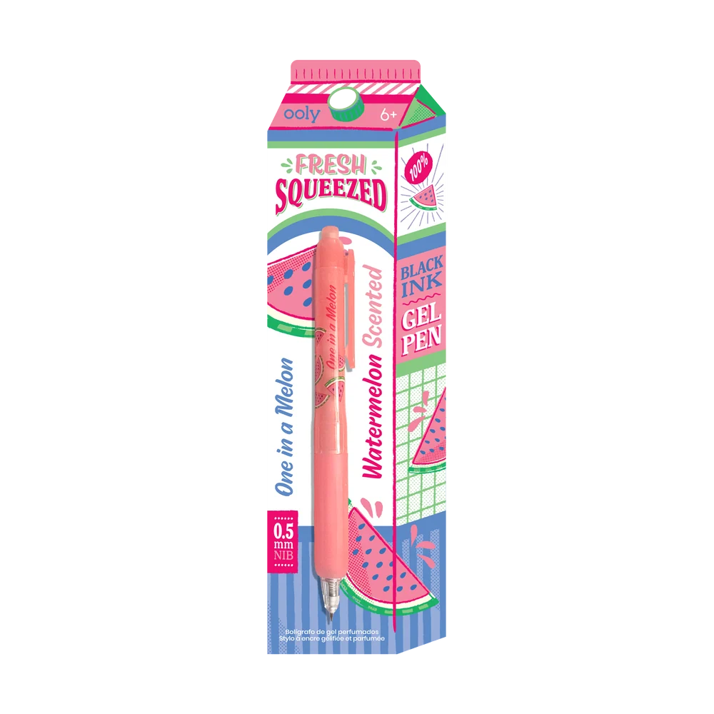ooly Fresh Squeezed Black Ink Scented Gel Pens - Various Scents