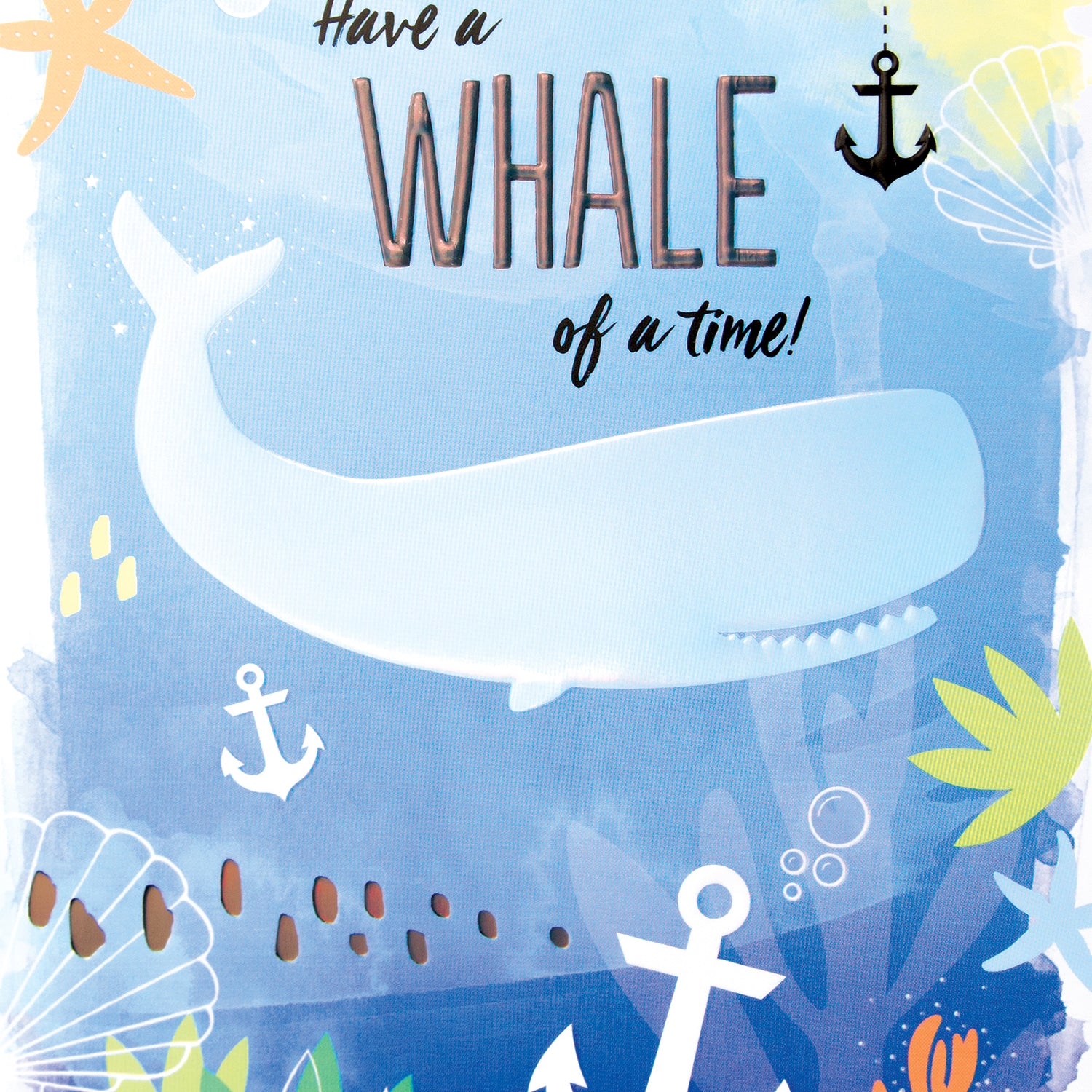Birthday Card Whale of a Time