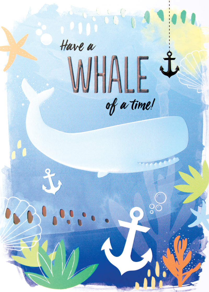 Birthday Card Whale of a Time