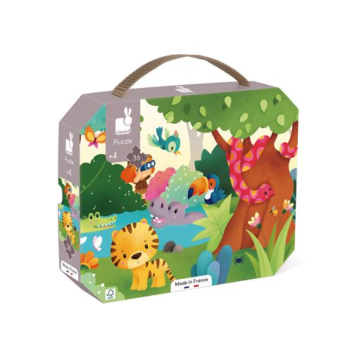 Janod Wild Animals 36pc Panoramic Puzzle