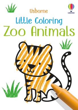 Usborne Little Coloring Zoo Animals