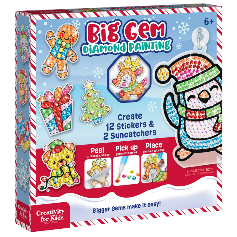 Creativity for Kids Big Gem Diamond Painting Holiday