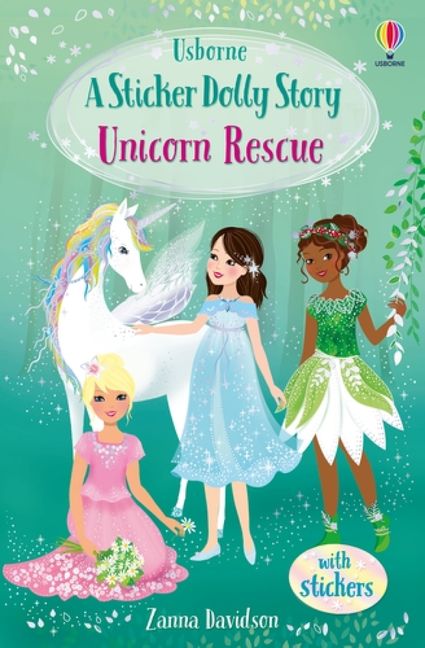 Usborne A Sticker Dolly Story - Unicorn Rescue