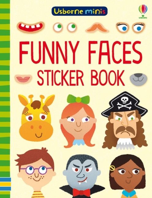 Usborne Minis - Funny Faces Sticker Book