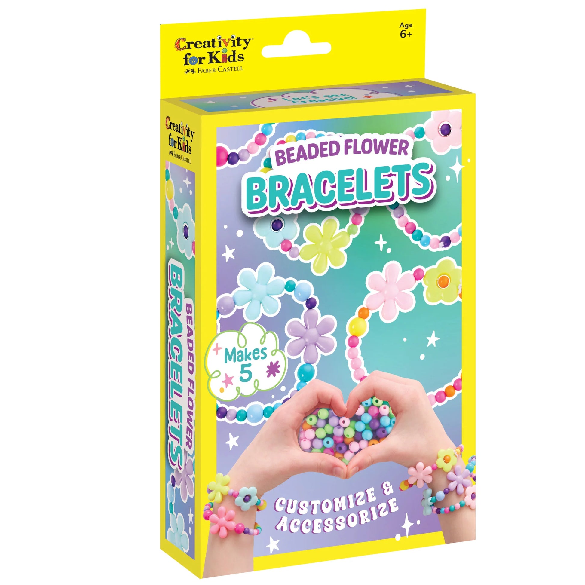 Creativity for Kids Mini Kit Beaded Flowers Bracelet