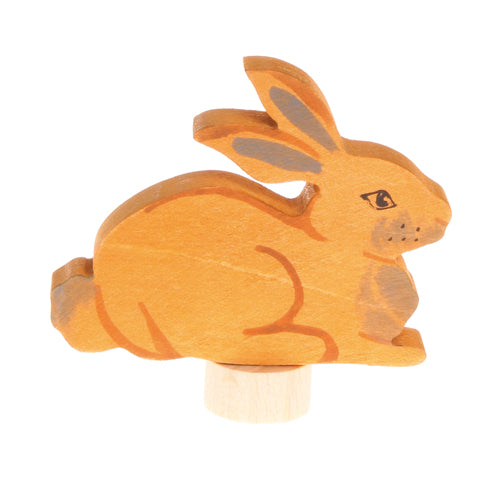 Handcoloured Deco Small Sitting Rabbit by Grimm's