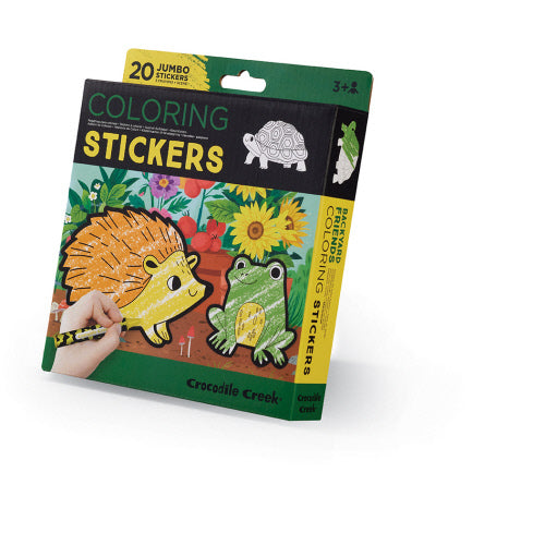 Crocodile Creek Coloring Stickers - Playful Pets