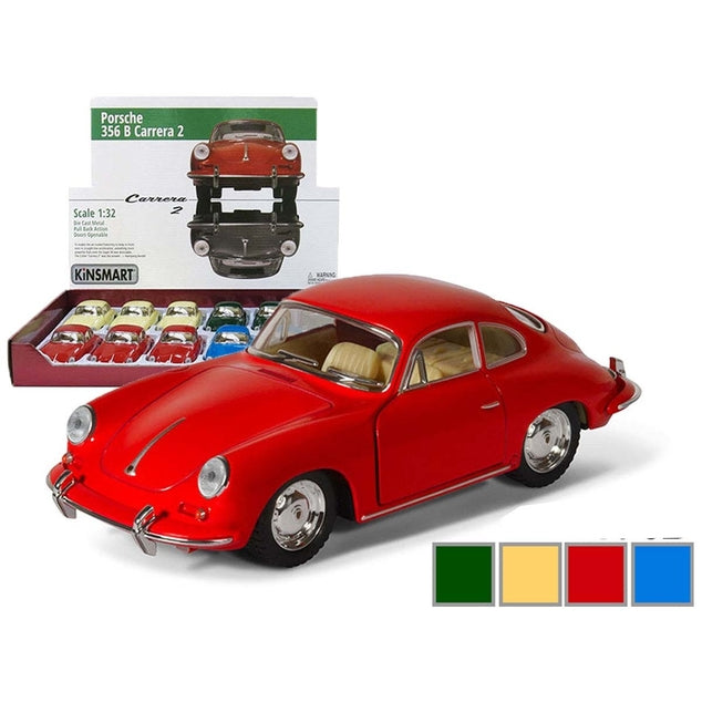 Diecast 5 inch 2019 Porsche 356 Carrera 2 - Various Colours